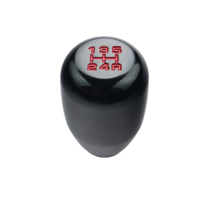 DEWHEL 5 سرعات مقبض ناقل الحركة اليدوي M12x1.25 برغي على الألومنيوم الأسود - Image 1